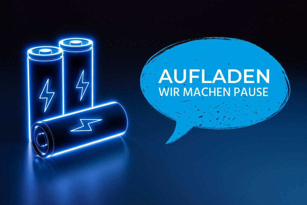 Elektro Weber Partner AG – Betriebsferien – wir laden die Batterien auf